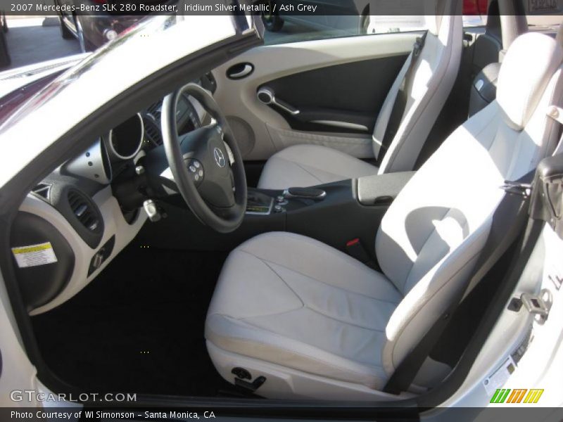 Iridium Silver Metallic / Ash Grey 2007 Mercedes-Benz SLK 280 Roadster