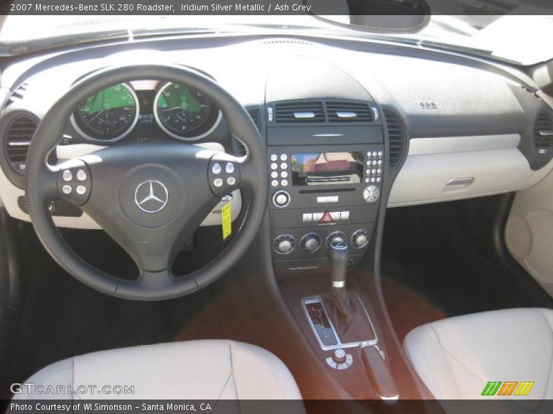 Iridium Silver Metallic / Ash Grey 2007 Mercedes-Benz SLK 280 Roadster