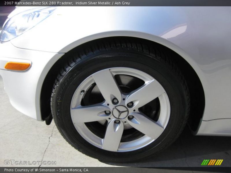 Iridium Silver Metallic / Ash Grey 2007 Mercedes-Benz SLK 280 Roadster