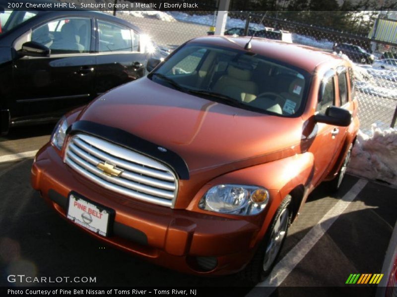 Sunburst Orange II Metallic / Ebony Black 2007 Chevrolet HHR LS