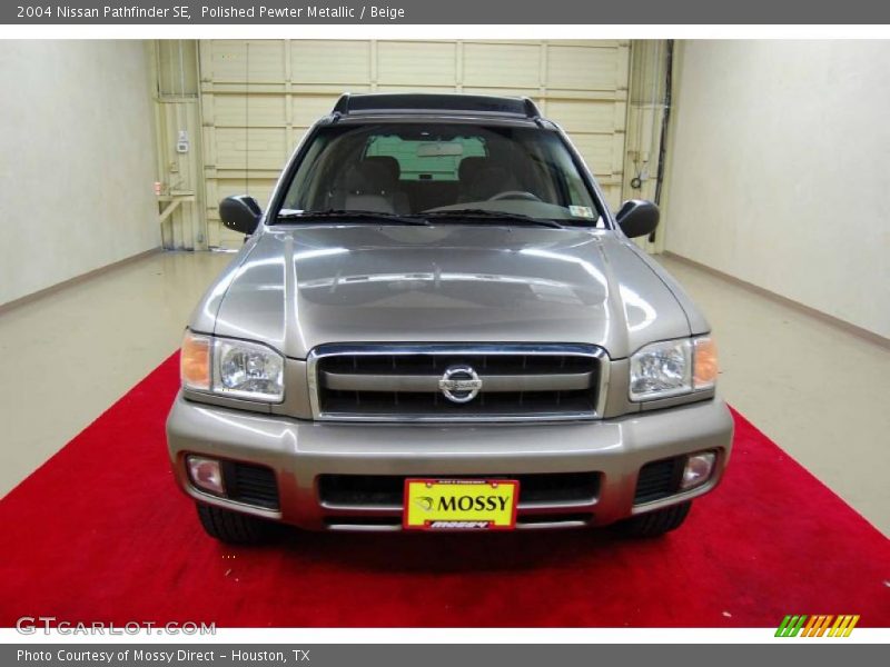 Polished Pewter Metallic / Beige 2004 Nissan Pathfinder SE