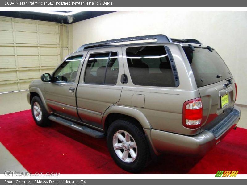 Polished Pewter Metallic / Beige 2004 Nissan Pathfinder SE