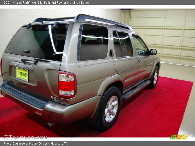 Polished Pewter Metallic / Beige 2004 Nissan Pathfinder SE