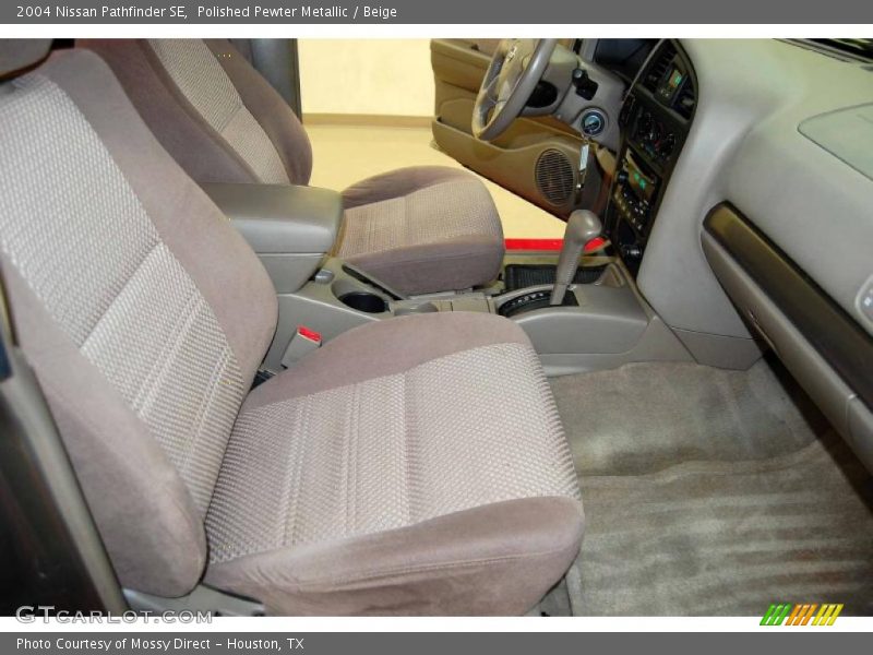Polished Pewter Metallic / Beige 2004 Nissan Pathfinder SE