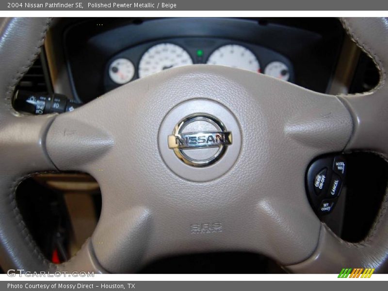 Polished Pewter Metallic / Beige 2004 Nissan Pathfinder SE