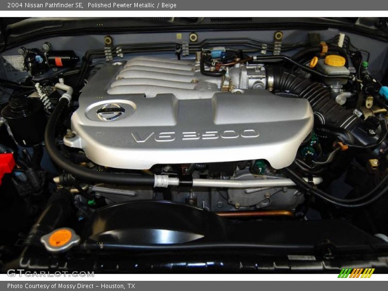 Polished Pewter Metallic / Beige 2004 Nissan Pathfinder SE