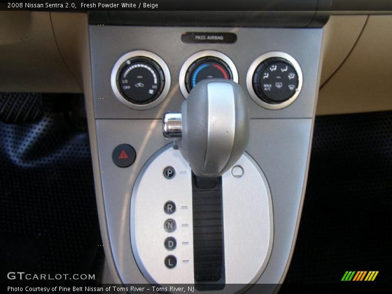 Fresh Powder White / Beige 2008 Nissan Sentra 2.0