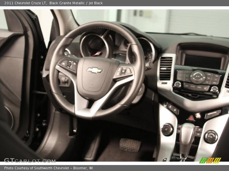Black Granite Metallic / Jet Black 2011 Chevrolet Cruze LT