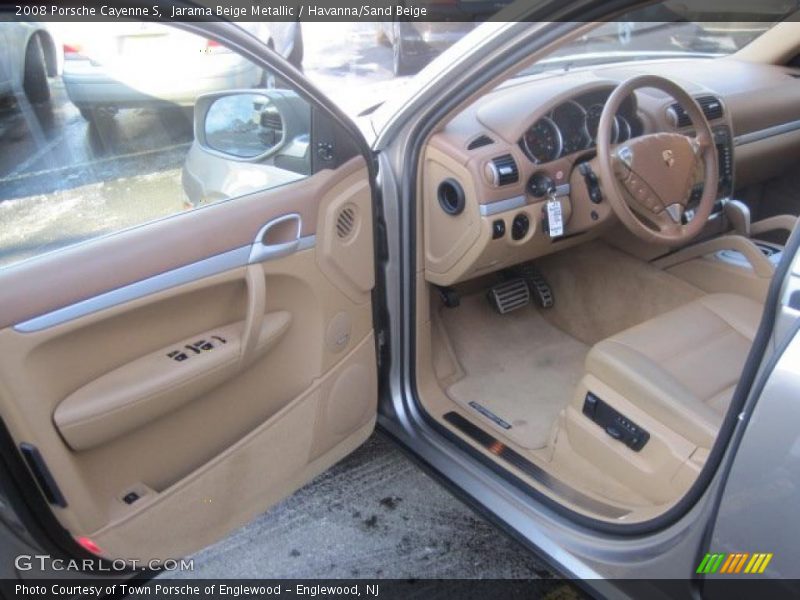 Jarama Beige Metallic / Havanna/Sand Beige 2008 Porsche Cayenne S