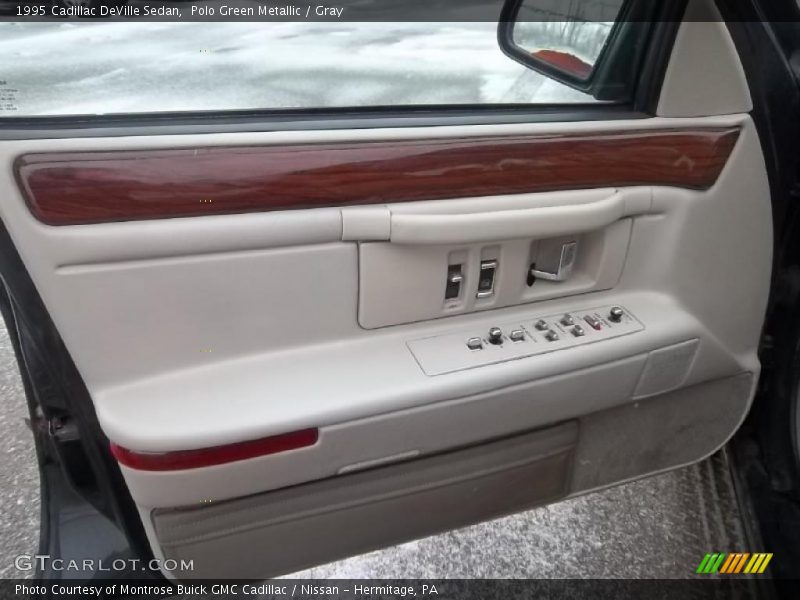 Polo Green Metallic / Gray 1995 Cadillac DeVille Sedan