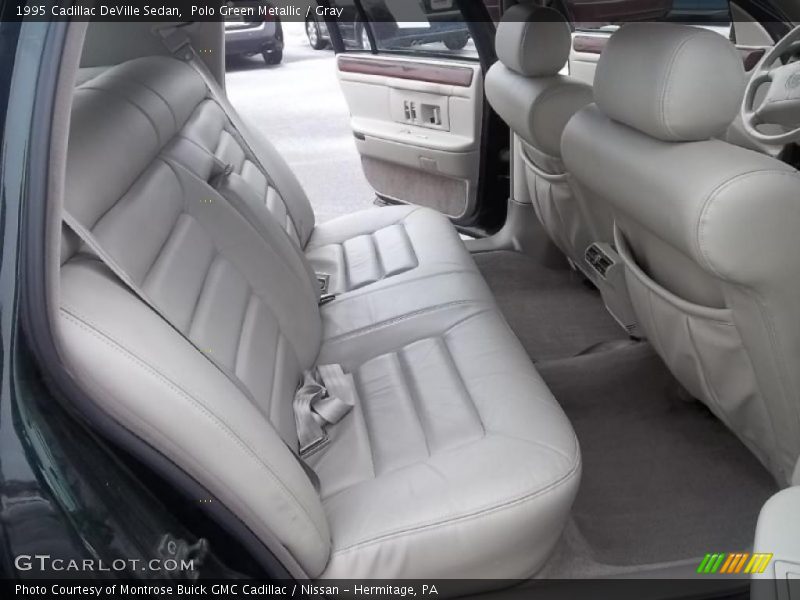 Polo Green Metallic / Gray 1995 Cadillac DeVille Sedan