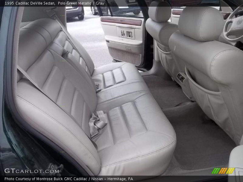 Polo Green Metallic / Gray 1995 Cadillac DeVille Sedan