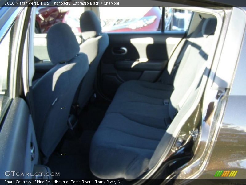  2010 Versa 1.8 S Hatchback Charcoal Interior