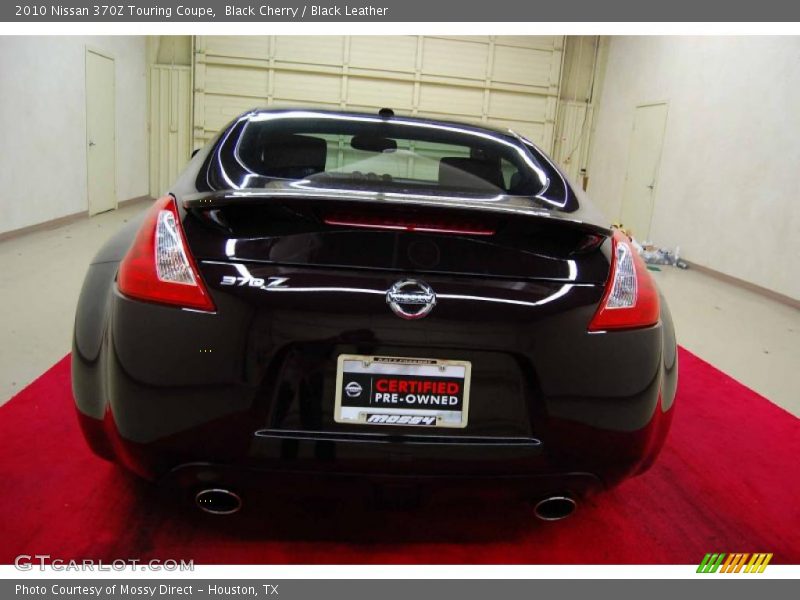 Black Cherry / Black Leather 2010 Nissan 370Z Touring Coupe