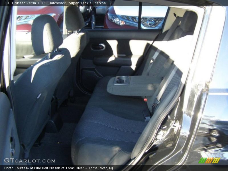 Super Black / Charcoal 2011 Nissan Versa 1.8 SL Hatchback