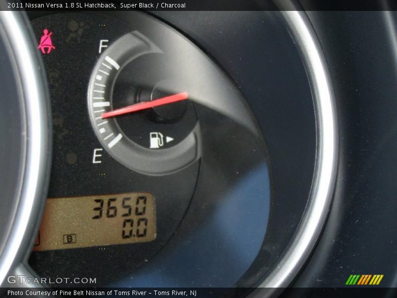 Super Black / Charcoal 2011 Nissan Versa 1.8 SL Hatchback
