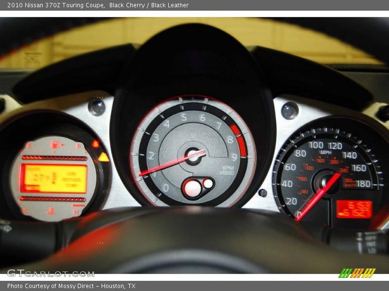 Black Cherry / Black Leather 2010 Nissan 370Z Touring Coupe
