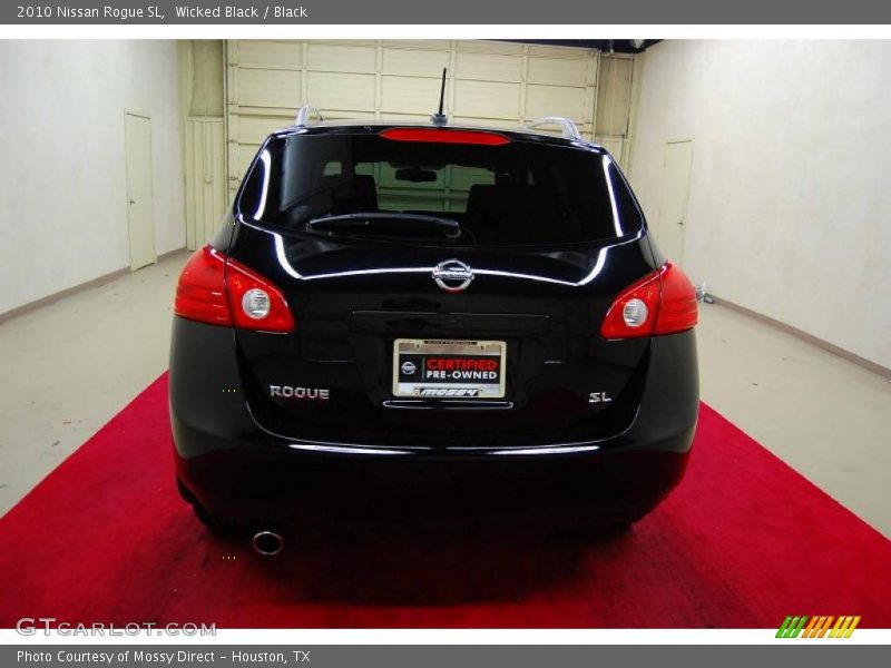 Wicked Black / Black 2010 Nissan Rogue SL