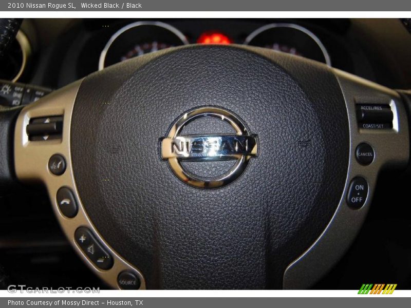 Wicked Black / Black 2010 Nissan Rogue SL