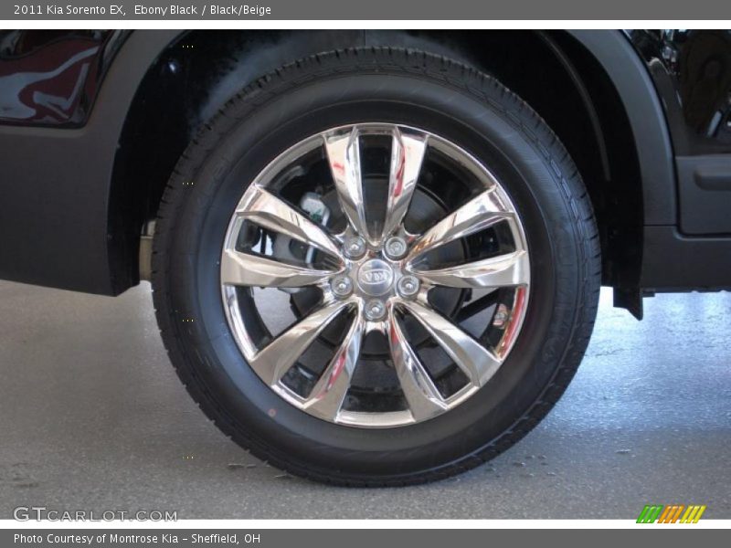 Ebony Black / Black/Beige 2011 Kia Sorento EX