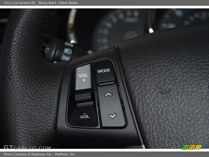 Ebony Black / Black/Beige 2011 Kia Sorento EX