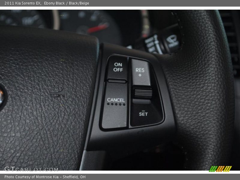 Ebony Black / Black/Beige 2011 Kia Sorento EX