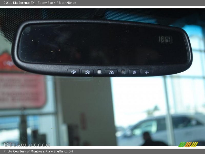 Ebony Black / Black/Beige 2011 Kia Sorento EX