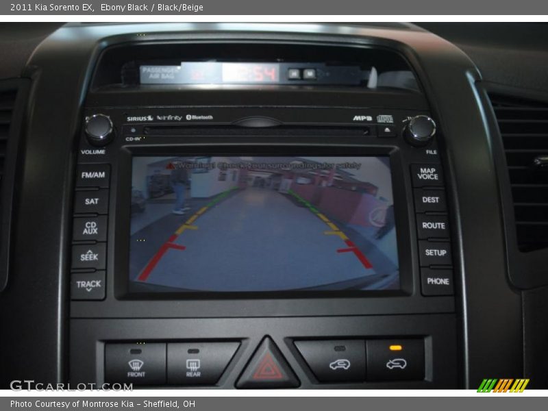Ebony Black / Black/Beige 2011 Kia Sorento EX