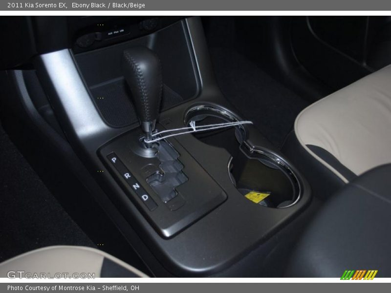 Ebony Black / Black/Beige 2011 Kia Sorento EX