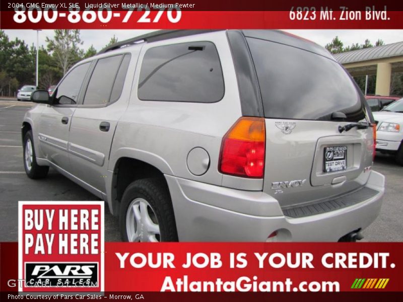 Liquid Silver Metallic / Medium Pewter 2004 GMC Envoy XL SLE