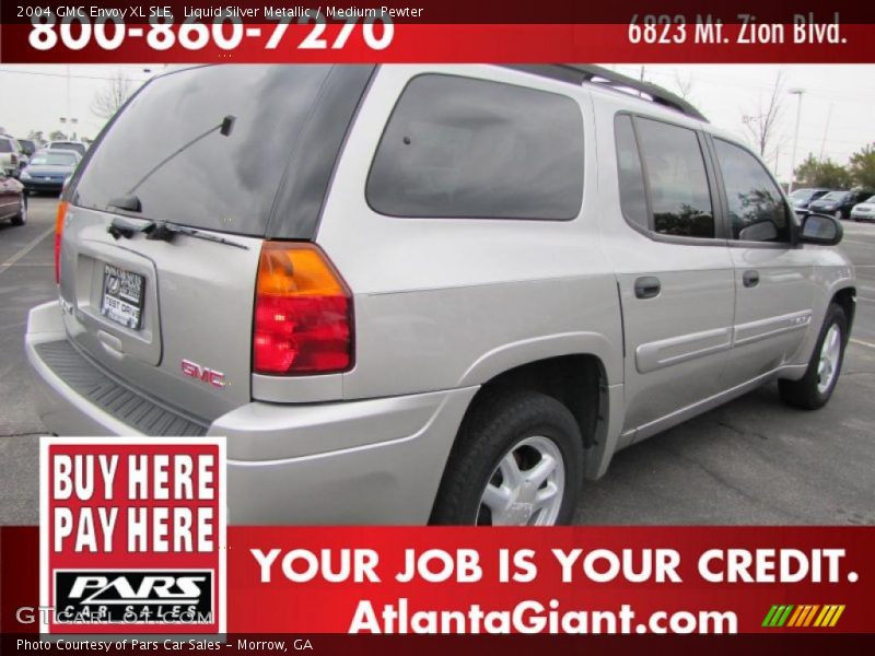 Liquid Silver Metallic / Medium Pewter 2004 GMC Envoy XL SLE