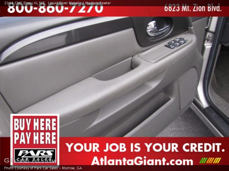 Liquid Silver Metallic / Medium Pewter 2004 GMC Envoy XL SLE