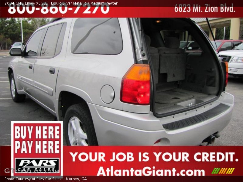 Liquid Silver Metallic / Medium Pewter 2004 GMC Envoy XL SLE