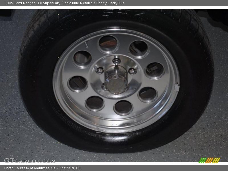 Sonic Blue Metallic / Ebony Black/Blue 2005 Ford Ranger STX SuperCab