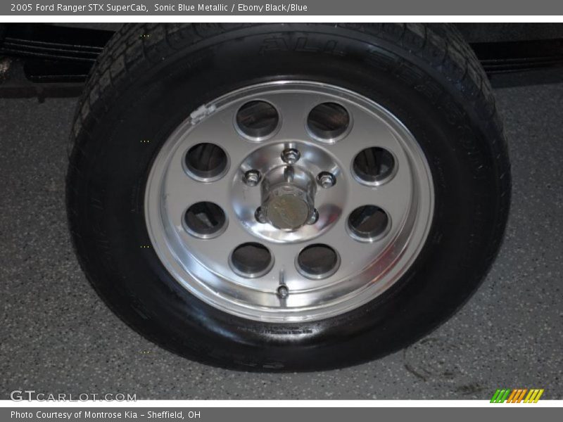 Sonic Blue Metallic / Ebony Black/Blue 2005 Ford Ranger STX SuperCab