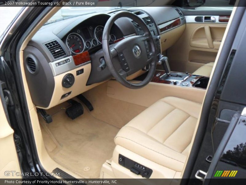 Black / Pure Beige 2007 Volkswagen Touareg V6
