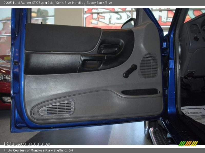 Sonic Blue Metallic / Ebony Black/Blue 2005 Ford Ranger STX SuperCab
