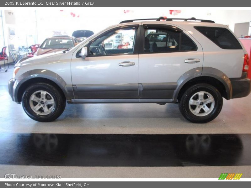 Clear Silver Metallic / Gray 2005 Kia Sorento LX