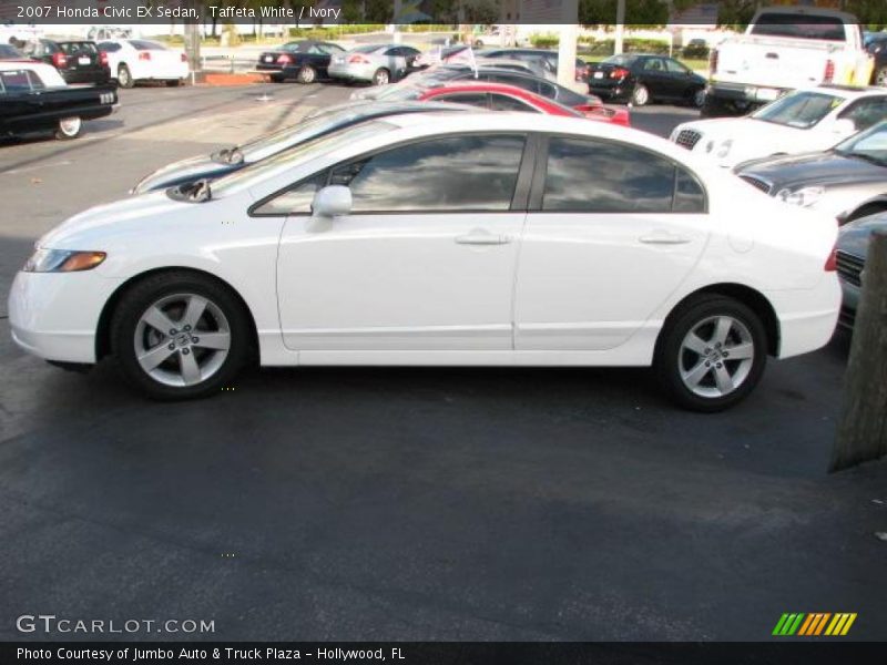 Taffeta White / Ivory 2007 Honda Civic EX Sedan