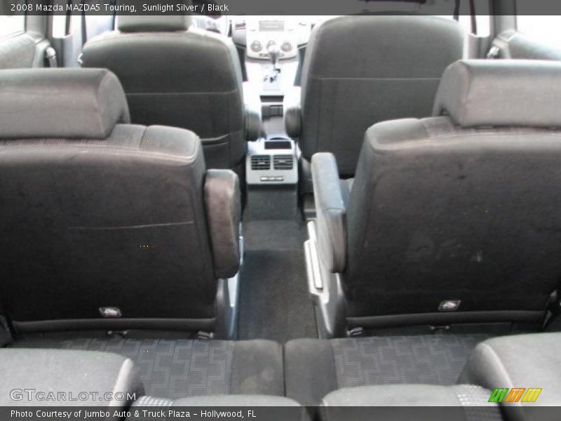 Sunlight Silver / Black 2008 Mazda MAZDA5 Touring