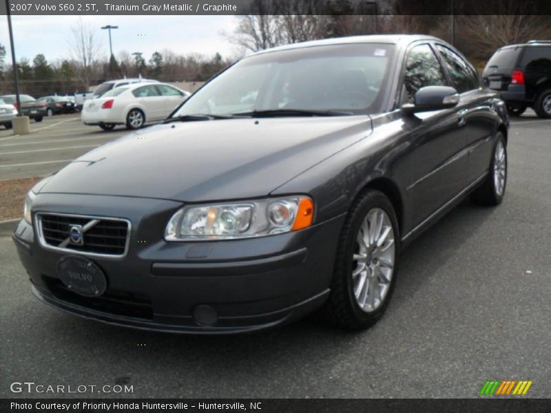 Titanium Gray Metallic / Graphite 2007 Volvo S60 2.5T