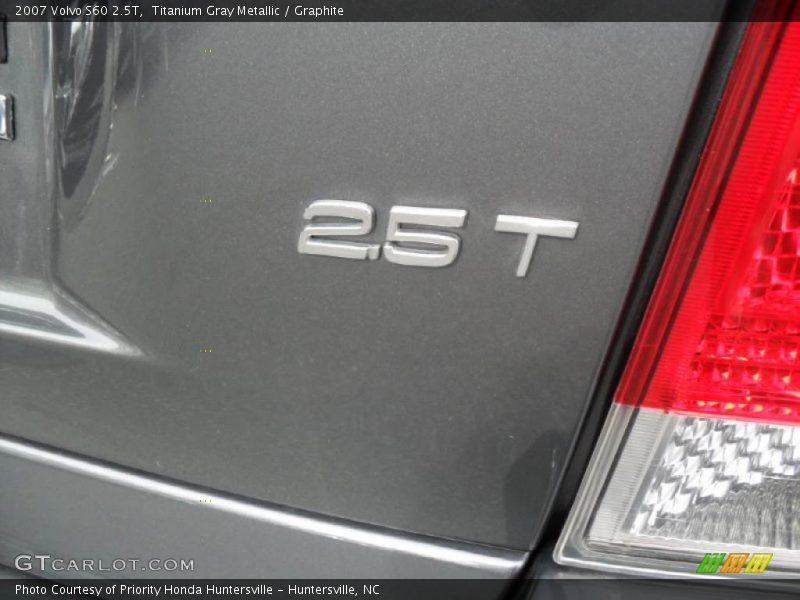 Titanium Gray Metallic / Graphite 2007 Volvo S60 2.5T