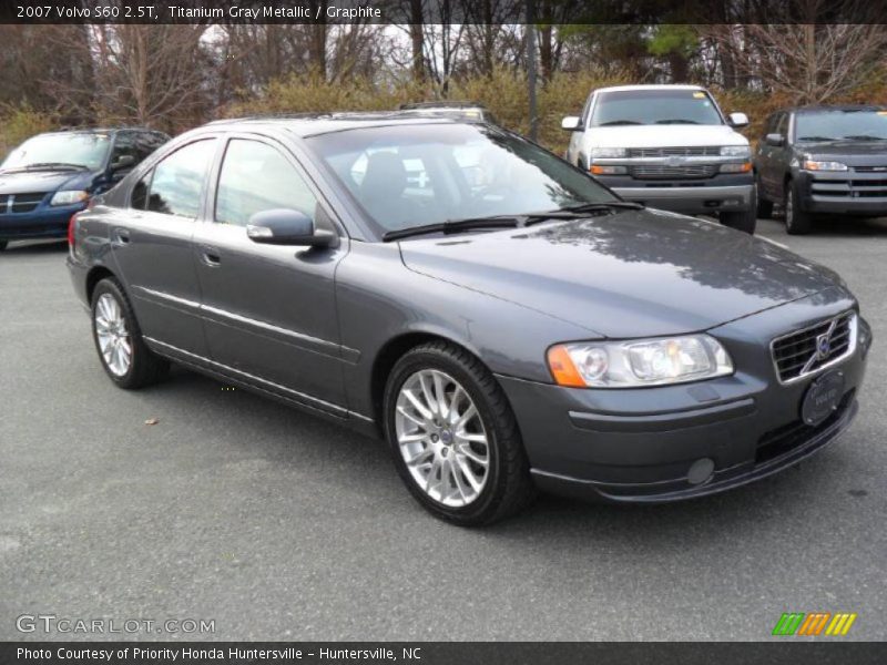 Titanium Gray Metallic / Graphite 2007 Volvo S60 2.5T