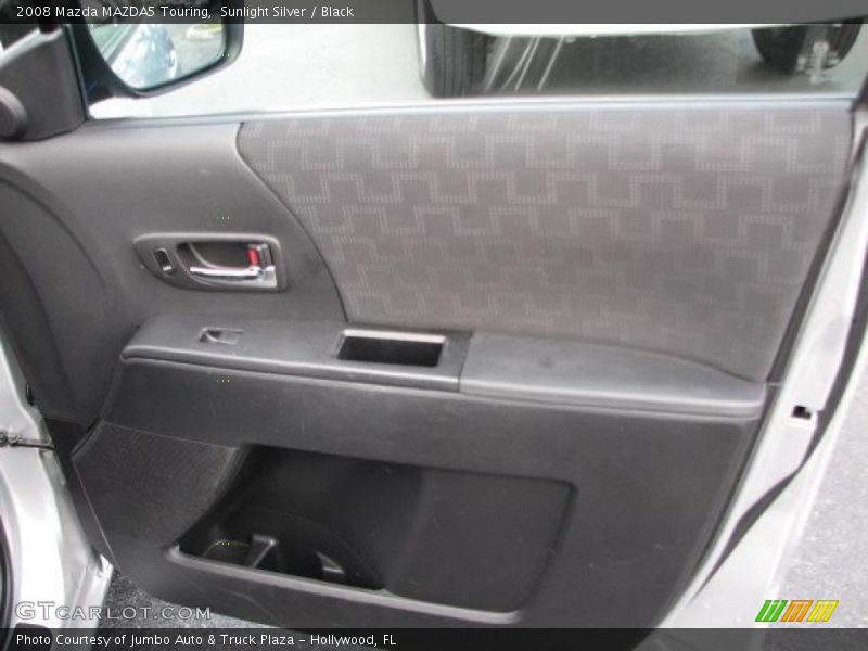 Sunlight Silver / Black 2008 Mazda MAZDA5 Touring