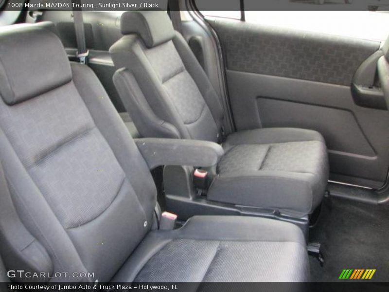 Sunlight Silver / Black 2008 Mazda MAZDA5 Touring