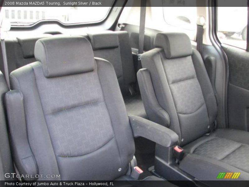 Sunlight Silver / Black 2008 Mazda MAZDA5 Touring