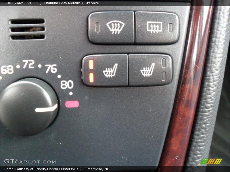 Titanium Gray Metallic / Graphite 2007 Volvo S60 2.5T