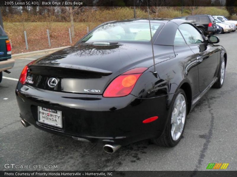 Black Onyx / Ecru Beige 2005 Lexus SC 430