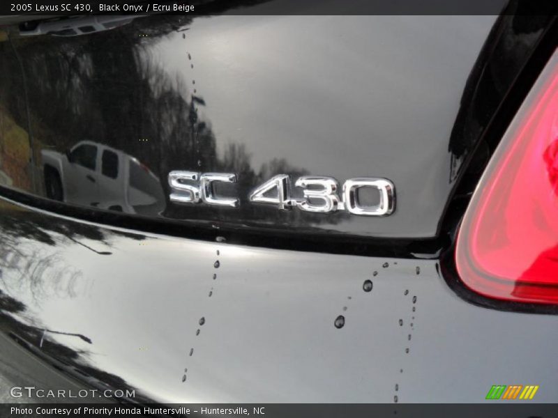 Black Onyx / Ecru Beige 2005 Lexus SC 430