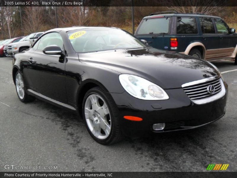 Black Onyx / Ecru Beige 2005 Lexus SC 430